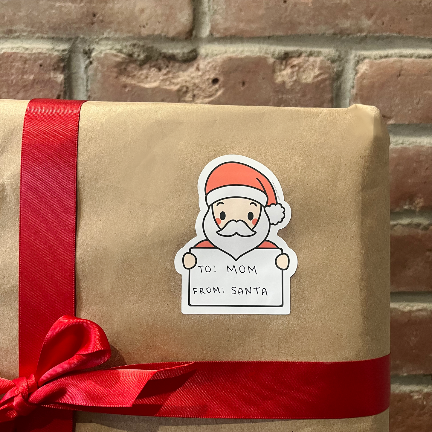 Santa Gift Labels 10pc