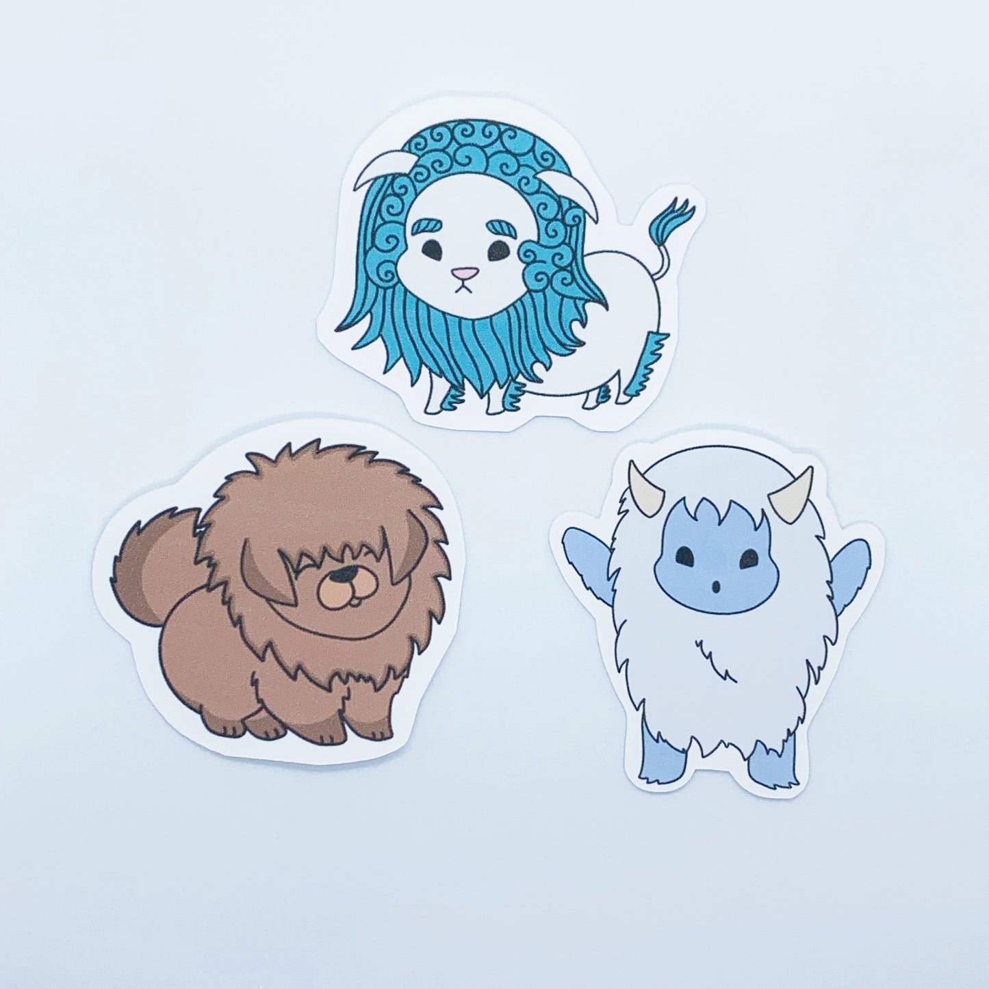 Tibetan Beasties Sticker Pack
