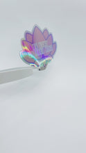 Load and play video in Gallery viewer, Mental Health Lotus Holographic Sticker
