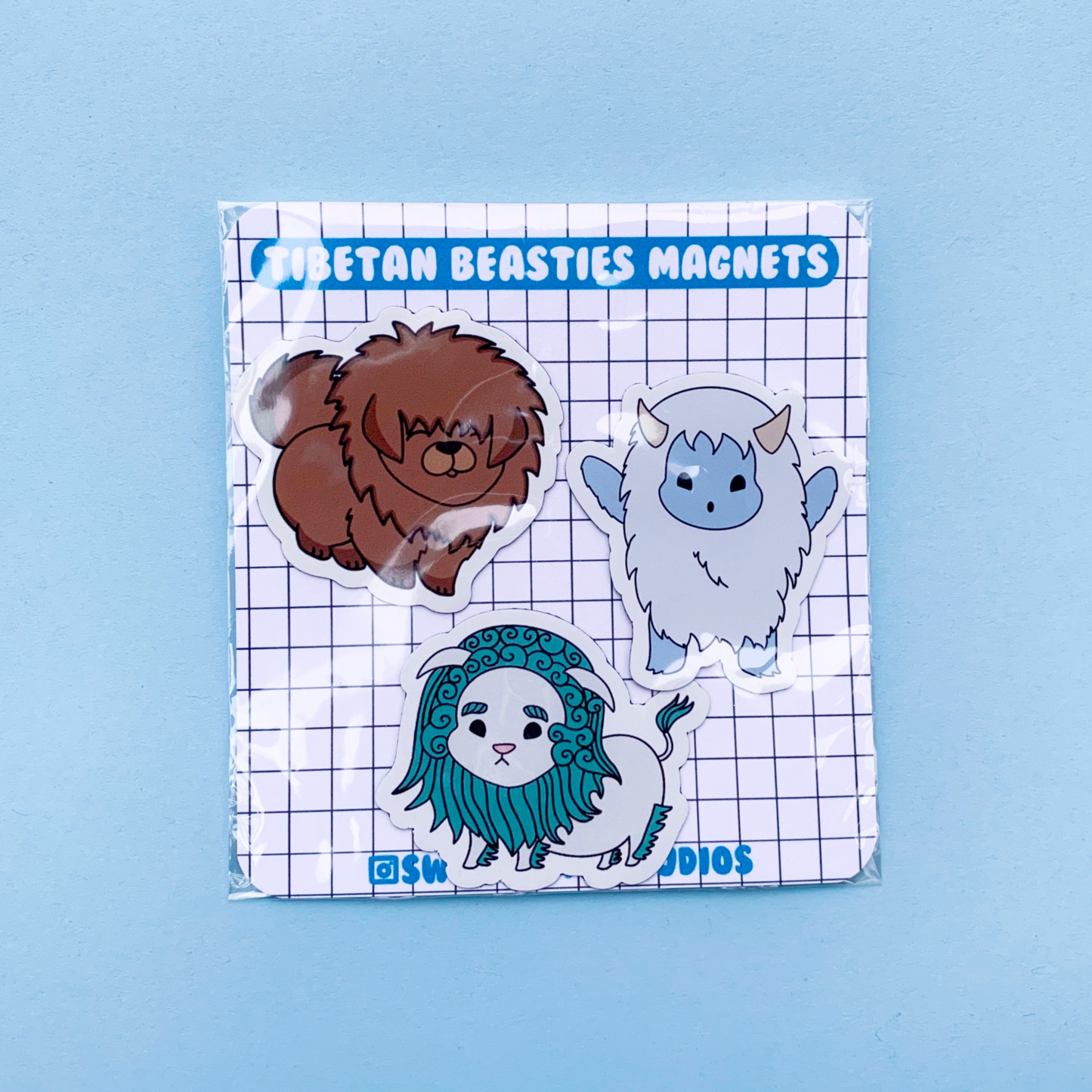 Tibetan Beasties Magnet Pack