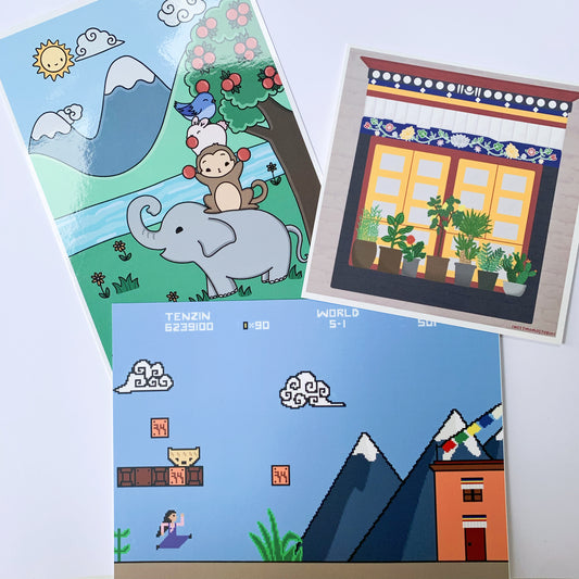 Tibetan Postcards Pack