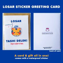 Load image into Gallery viewer, Losar Greeting Card + Sticker
