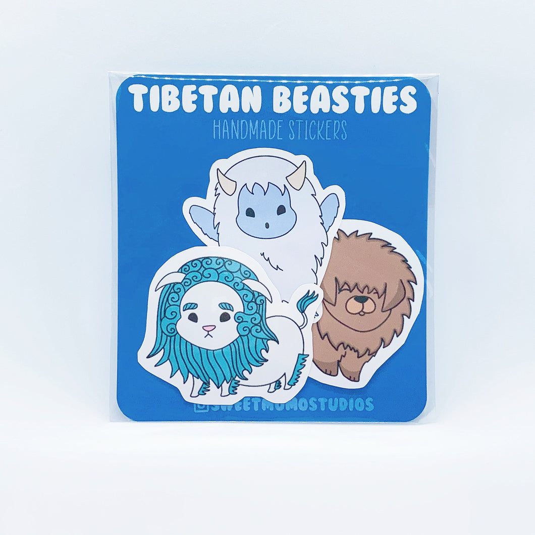 Tibetan Beasties Sticker Pack