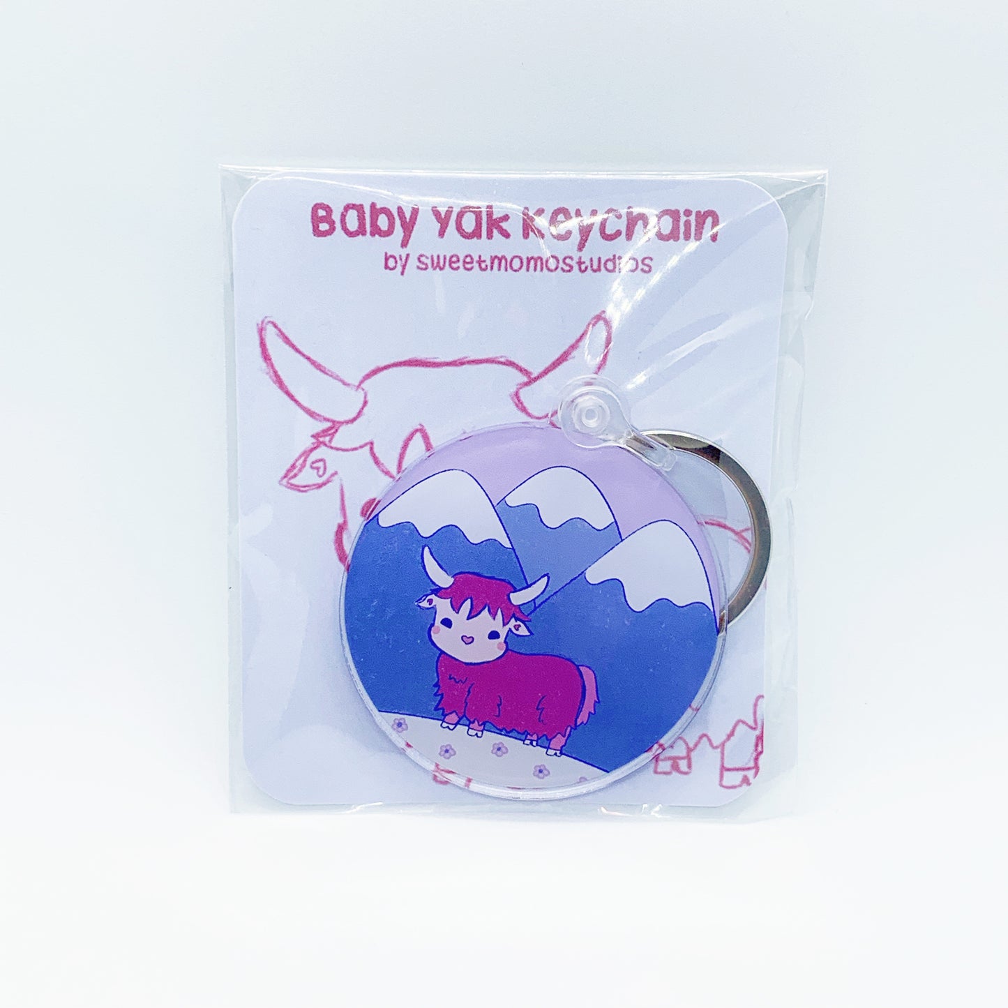 Baby Yak Acrylic Keychain