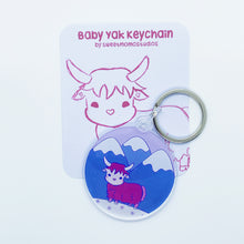 Load image into Gallery viewer, Baby Yak Acrylic Keychain
